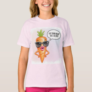 Camiseta Cenoura Glamurosa, por Natasha Us  