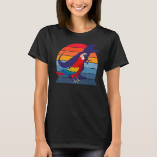 Camiseta Cenoura I Tyrannosaurus Rex I Scarlet Macaw
