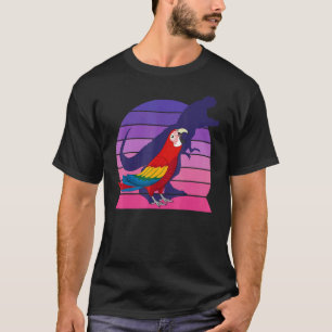 Camiseta Cenoura I Tyrannosaurus Rex I Scarlet Macaw 1