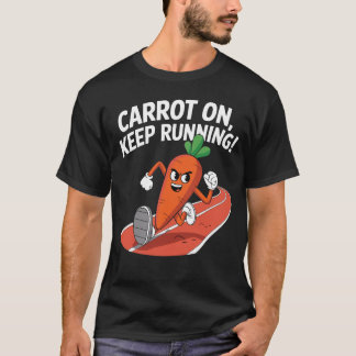 Camiseta Cenoura Ligada, Continua Correndo