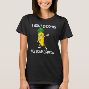 Camiseta Cenoura Para Homens Mulheres Vegan Fazenda Legume