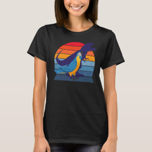 Camiseta Cenoura Retro I Tyrannosaurus Rex I Blue throp M
