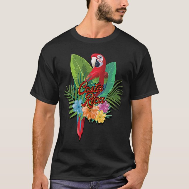 Camiseta Cenoura Tropical Costa Rica Colorida Costa Rica P (Frente)