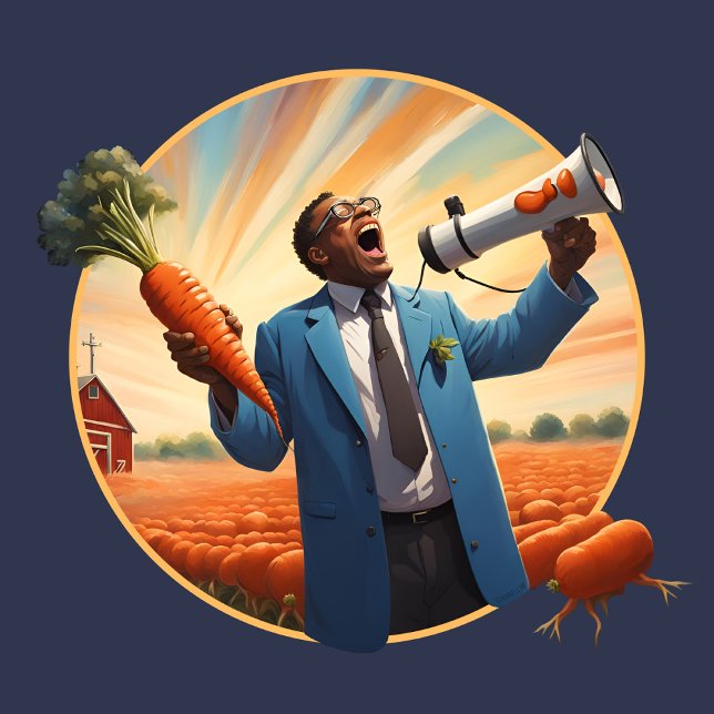 Camiseta Cenouras (Criador carregado)