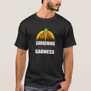 Camiseta Cenouras Alegres de Citação de Jardinagem
