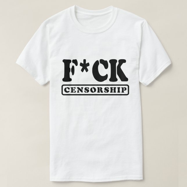 CAMISETA CENSURA F*CK (Frente do Design)