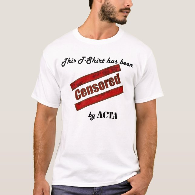 Camiseta Censurado pela ACTA (Frente)