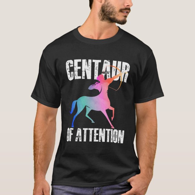 Camiseta Centauro de Atenção mitologia grega (Frente)