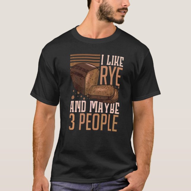 Camiseta Centeio Receitas De Pão De Centeio Sementes Gratui (Frente)