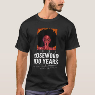 Camiseta Centenário do Massacre de Rosewood de 1923 para Ne