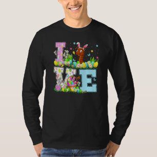 Camiseta Centipede Páscoa Caçada De Ovos Engraçado Centiped
