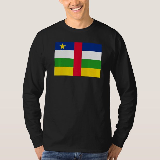CAMISETA CENTRAL AFRICAN REPUBLIC FLAG BANGUI (Frente)