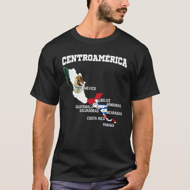 Camiseta Central American Flags Central America Countries M (Frente)