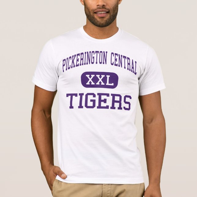 Camiseta Central de Pickerington - tigres - Pickerington (Frente)