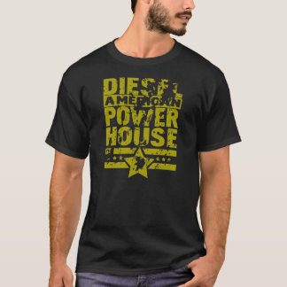 Camiseta Central eléctrica diesel americana