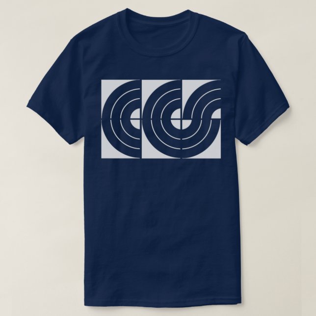 Camiseta Centro CCS para Logotipo de Estudos Criativos (Frente do Design)