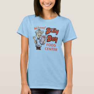 Camiseta Centro da comida do menino de Billy