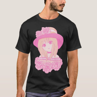 Camiseta Centro de animas rosa estética coquette Aesthe