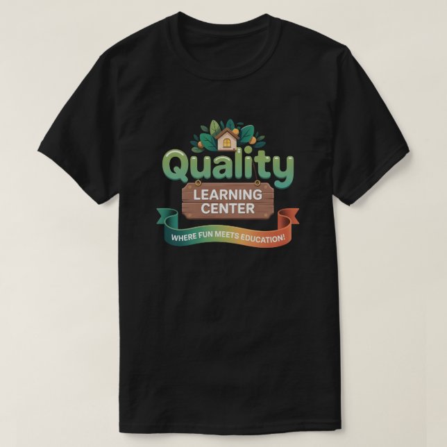 Camiseta Centro de Aprendizagem de Qualidade Dia de Cuidado (Frente do Design)
