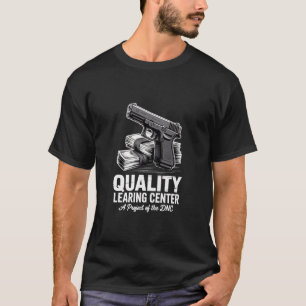 Camiseta Centro de Aprendizagem de Qualidade Humor Negro Di