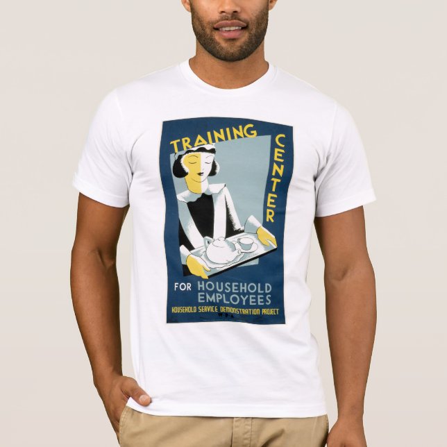Camiseta Centro De Formação Para Os Empregados Domésticos (Frente)