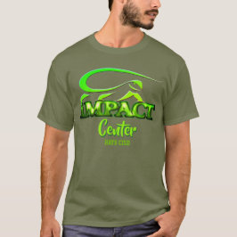 Camiseta Centro do impacto - design da iguana