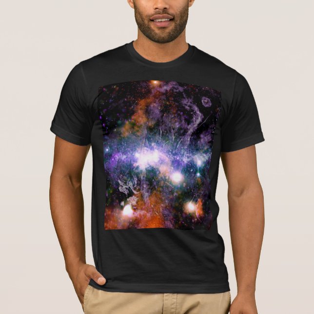 Camiseta Centro Galáctico da Via Látea Galaxy X-Ray Hubble (Frente)