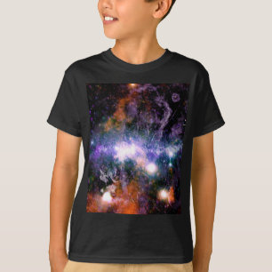 Camiseta Centro Galáctico da Via Látea Galaxy X-Ray Hubble
