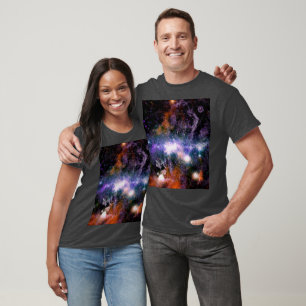 Camiseta Centro Galáctico da Via Látea Galaxy X-Ray Hubble