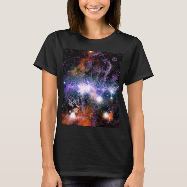 Camiseta Centro Galáctico da Via Látea Galaxy X-Ray Hubble (Frente)