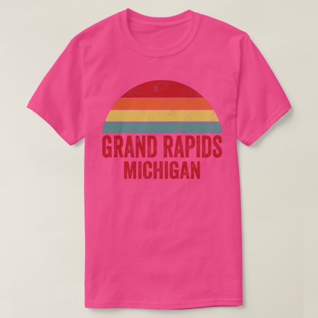 Camiseta Centro Grand Rapids Michigan (Frente do Design)