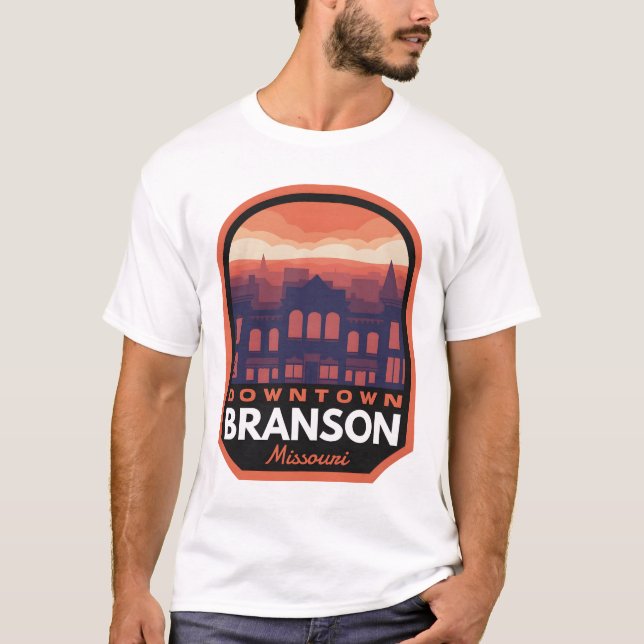 Camiseta Centro Histórico de Branson Missouri (Frente)