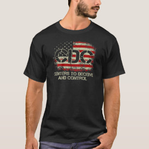 Camiseta Centros CDC Para Enganar E Controlar Sinalizador A