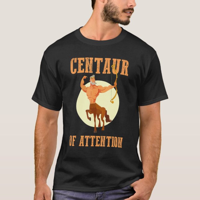 Camiseta Centros De Criaturas Mithológicas Gregas De Um (Frente)