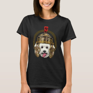 Camiseta Centurion Bichon Frise Roma Antiga Império Romano 