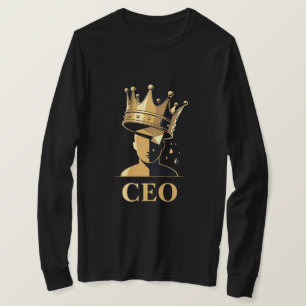 Camiseta CEO Crown Graphic – Minimalista V2