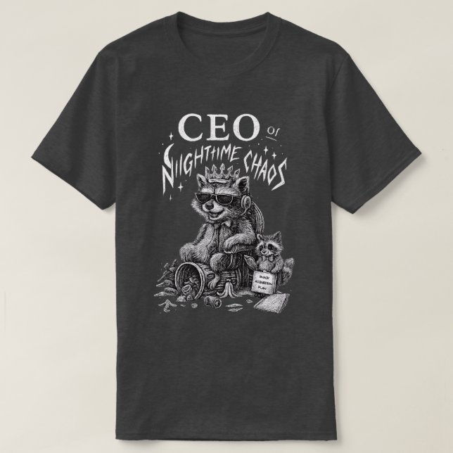 Camiseta CEO da Arte da Corrida do Caos (Frente do Design)