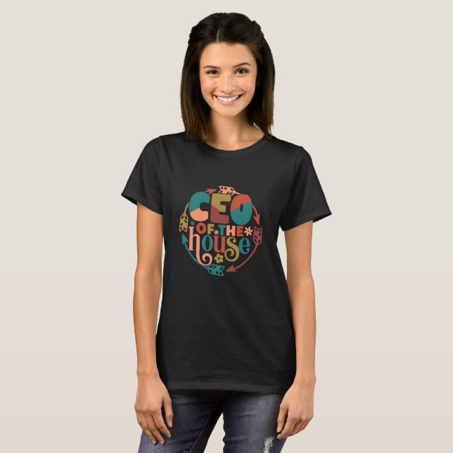 Camiseta CEO da Casa Tipografia Retro (Frente Completa)