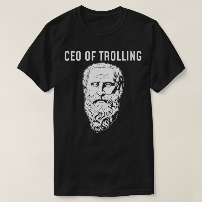 Camiseta CEO Da Funny Philosopher Diogenes (Frente do Design)