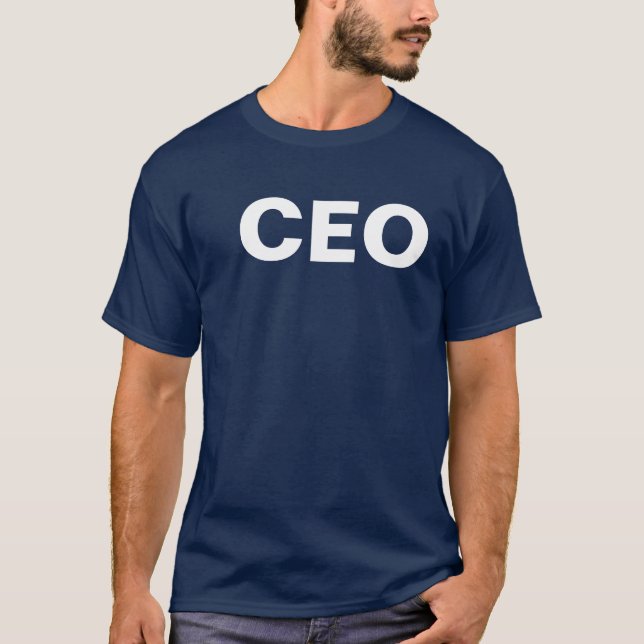 Camiseta CEO: director geral (Frente)