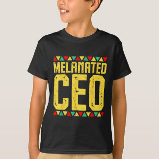 Camiseta Ceo Empreendedor Africano Negro Melanizado M