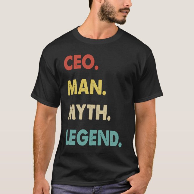 Camiseta CEO Man Myth Legend 1 (Frente)