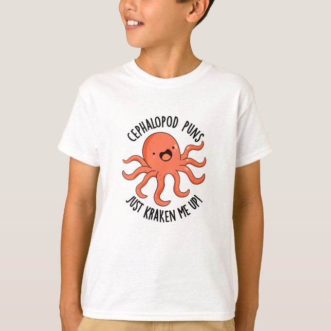 Camiseta Cephalopope Puns Me Arrastou Um Engraçado De Anima (Frente)