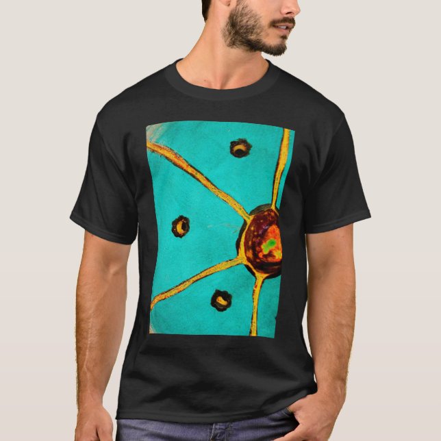camiseta cerâmica abstrata do design da arte (Frente)