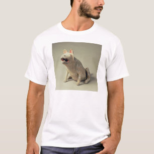 Camiseta Cerâmica chinesa adiantada cão assentado, túmul