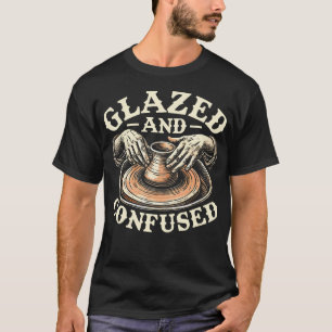 Camiseta Cerâmica Confusa e Esmaltada Escultura de Olaria G