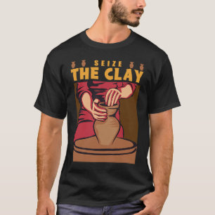 Camiseta Cerâmica De Cerâmica Feita À Mão Para Agulha