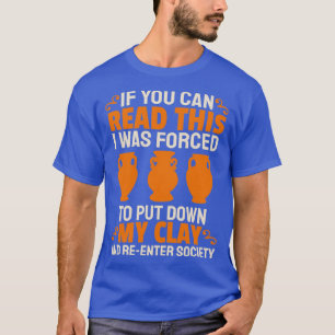 Camiseta Cerâmica Engraçada de Arte de Cerâmica para Criado