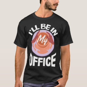 Camiseta Cerâmica Estarei No Meu Escritório Cerâmica Divert