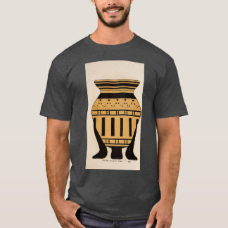 Camiseta Cerâmica grega vaso tripé grego utilizado às vezes